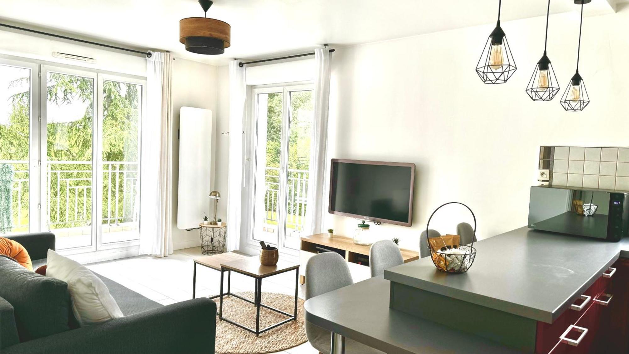 Appartement Central 6 Personnes A 10 Minutes De Disneyland Montévrain Buitenkant foto
